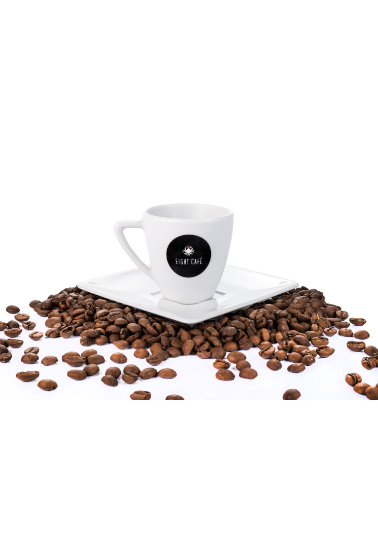 Filiżanka 70ml Eight Café x Lubiana + Łyżeczka