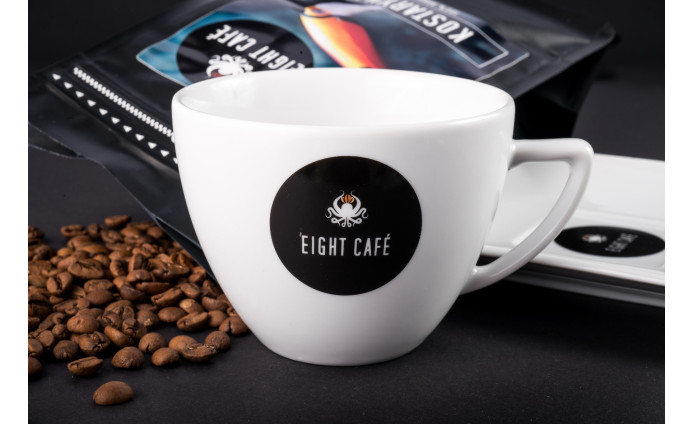 Filiżanka 200ml Eight Café x Lubiana + Łyżeczka