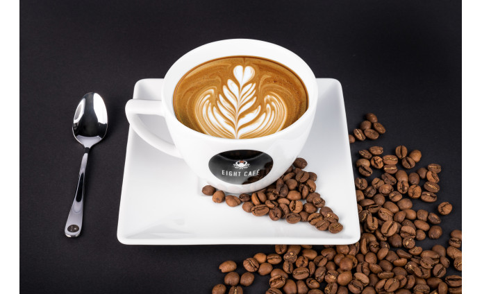 Filiżanka 280ml Eight Café x Lubiana + Łyżeczka