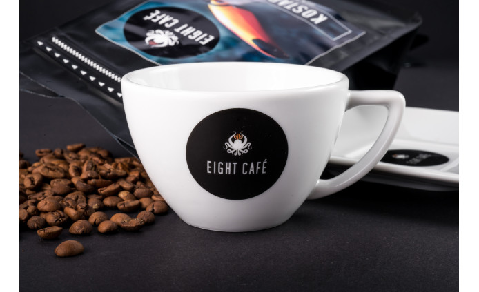 Filiżanka 280ml Eight Café x Lubiana + Łyżeczka