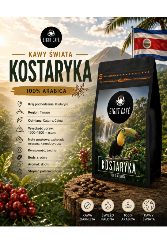 Kawa ziarnista Kostaryka