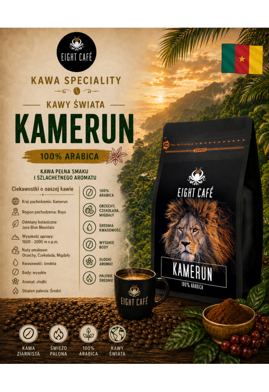 Kawa Ziarnista Kamerun