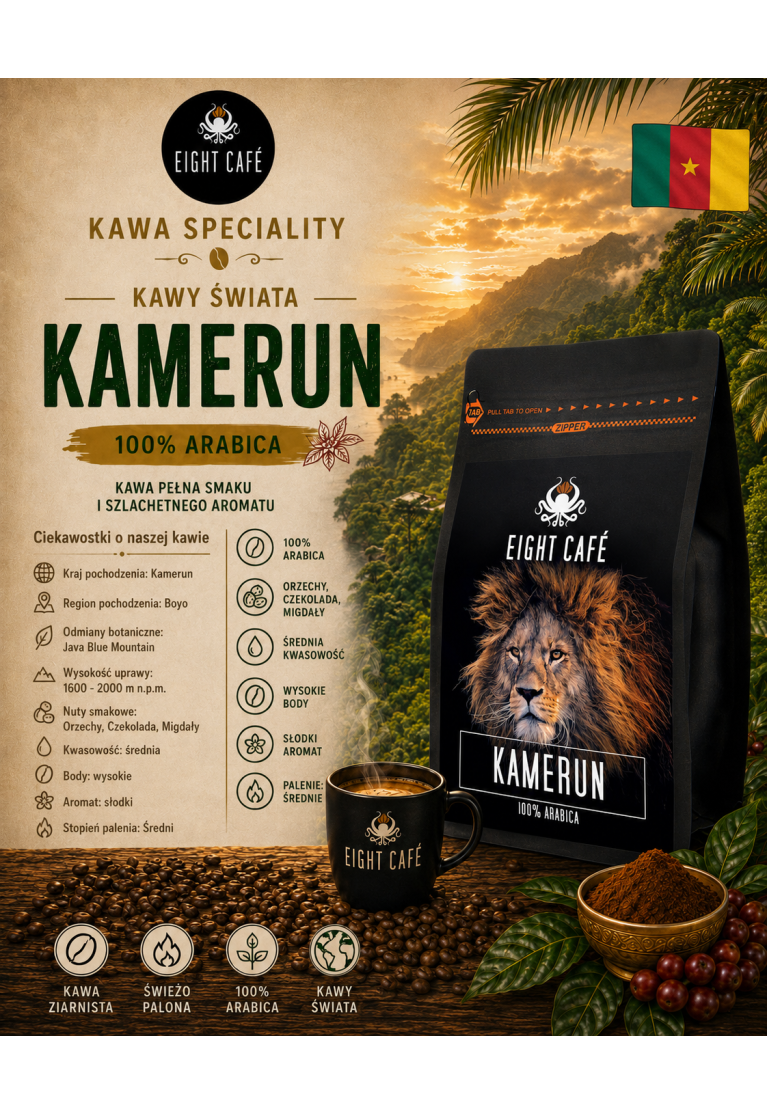 Kawa Ziarnista Kamerun