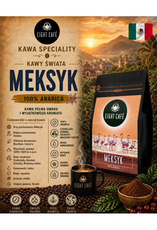 Kawa Ziarnista Meksyk