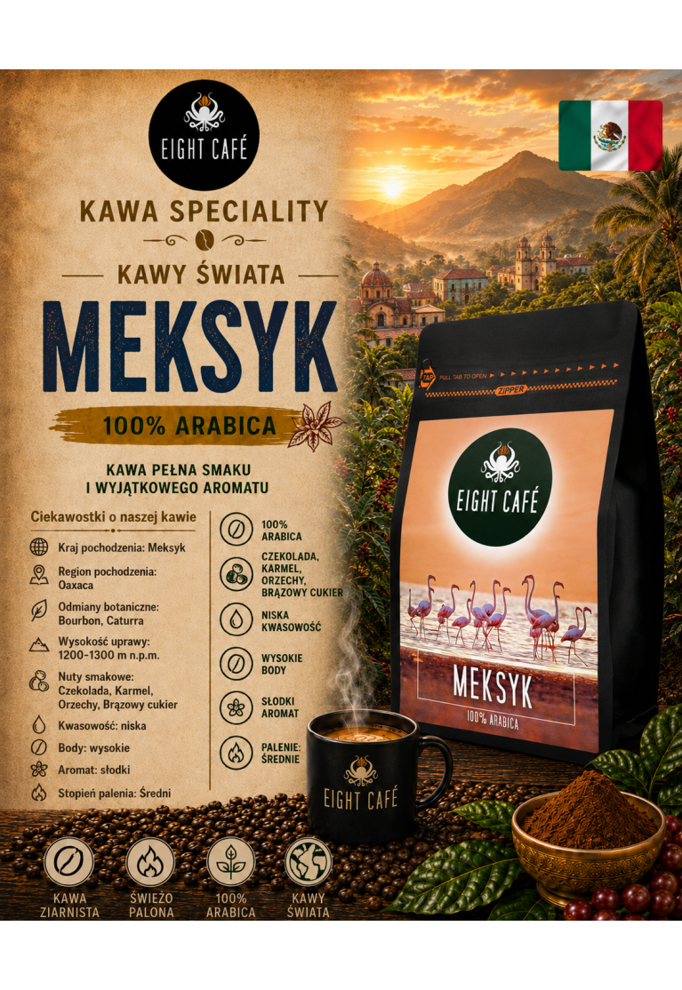 Kawa Ziarnista Meksyk