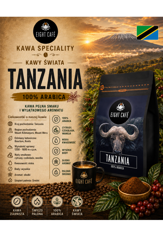 Kawa Ziarnista Tanzania