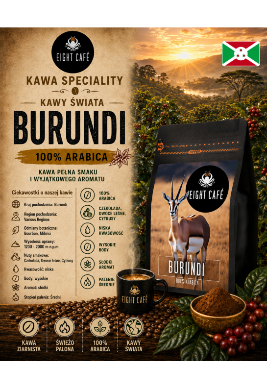 Kawa Ziarnista Burundi