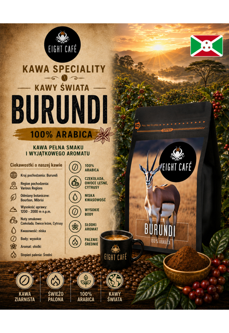 Kawa Ziarnista Burundi