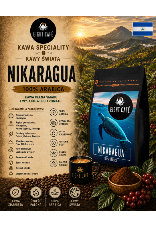 Kawa Ziarnista Nikaragua