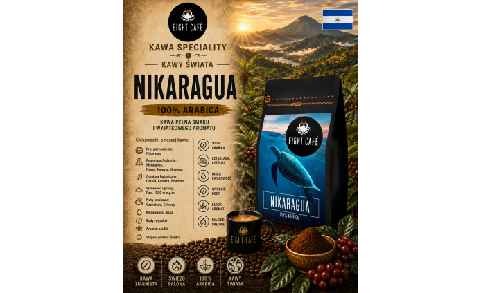 Kawa Ziarnista Nikaragua