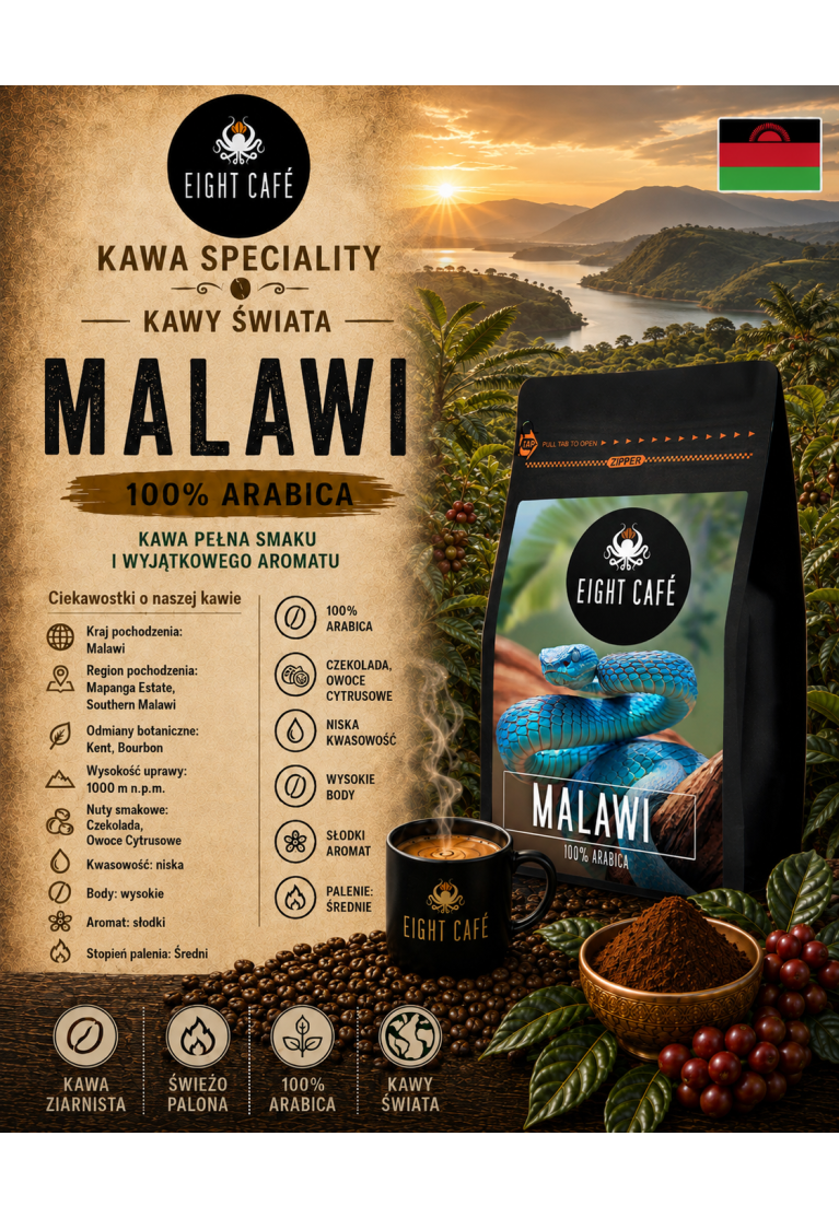 Kawa Ziarnista Malawi