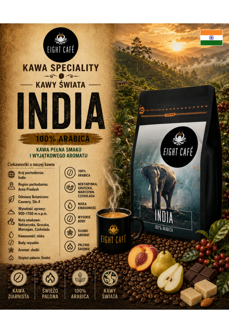 Kawa Ziarnista India