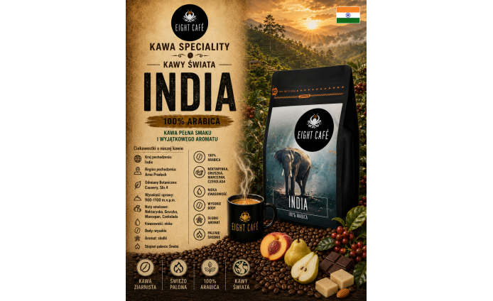 Kawa Ziarnista India