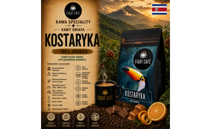 Kawa ziarnista Kostaryka
