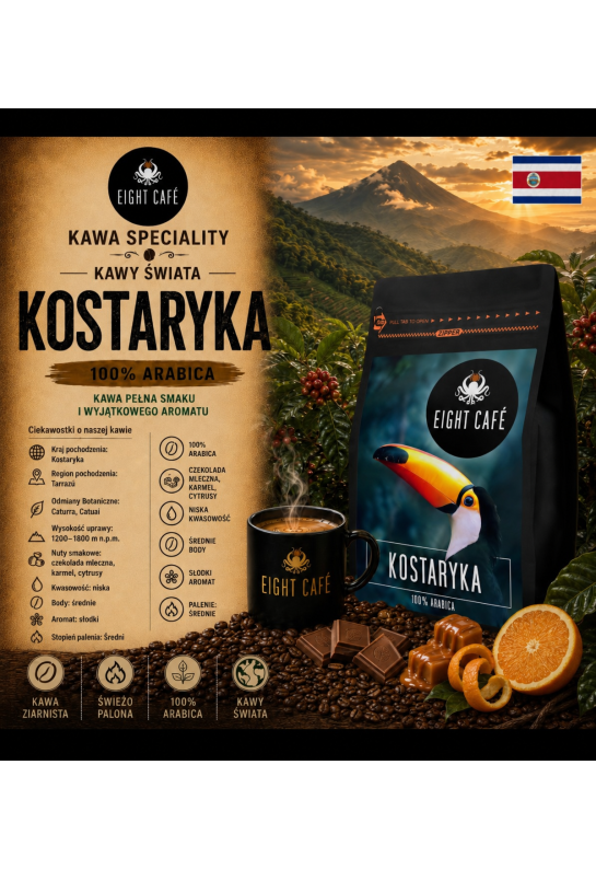 Kawa ziarnista Kostaryka