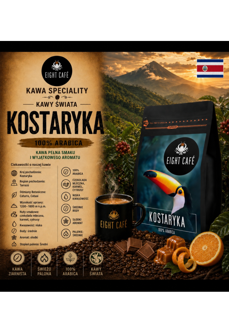 Kawa ziarnista Kostaryka