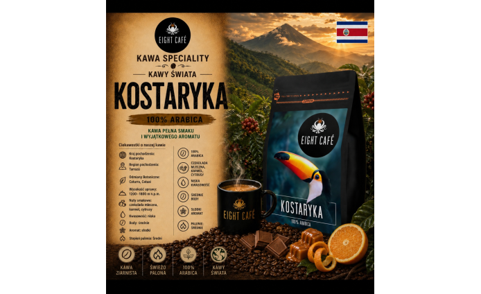 Kawa ziarnista Kostaryka